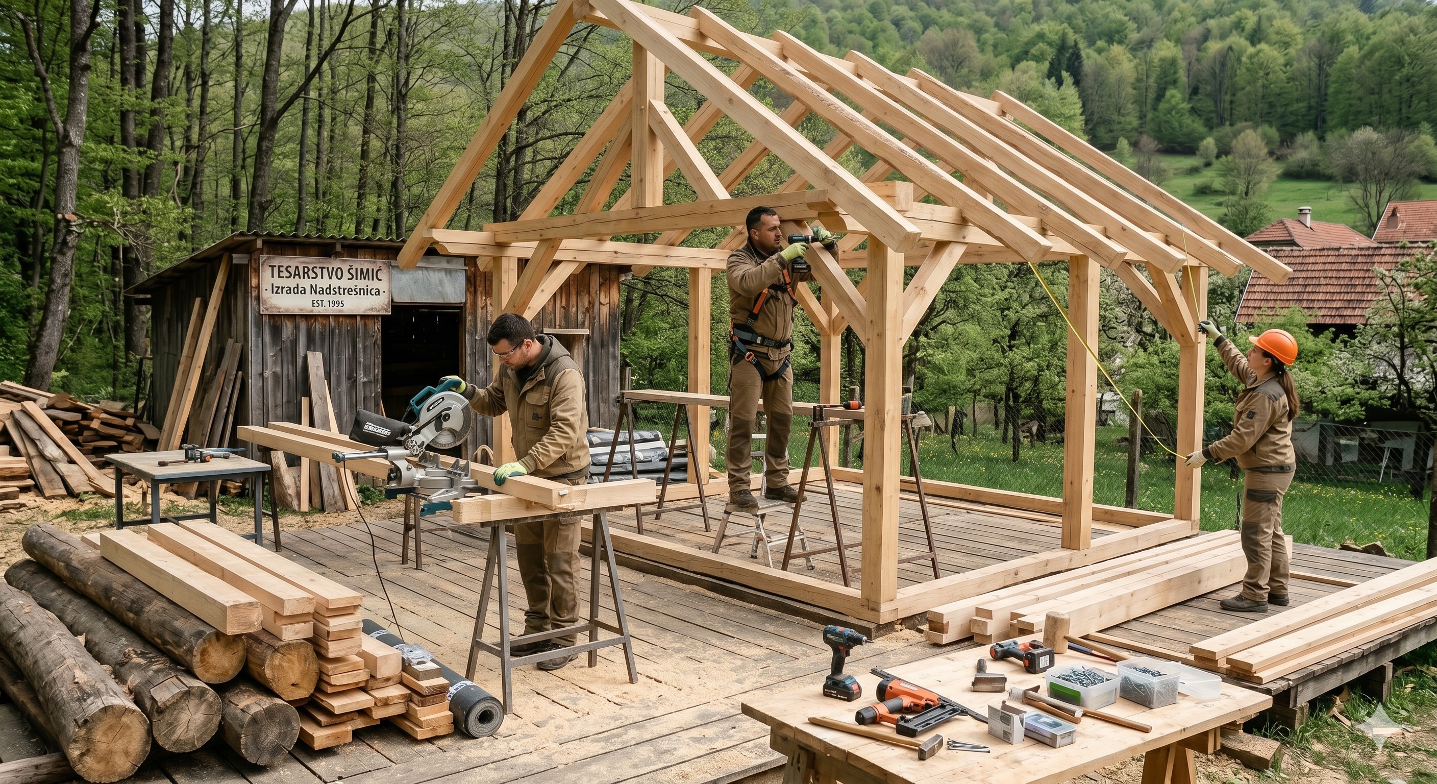 Izrada Drvenih Kućica